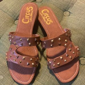 Tan sandals